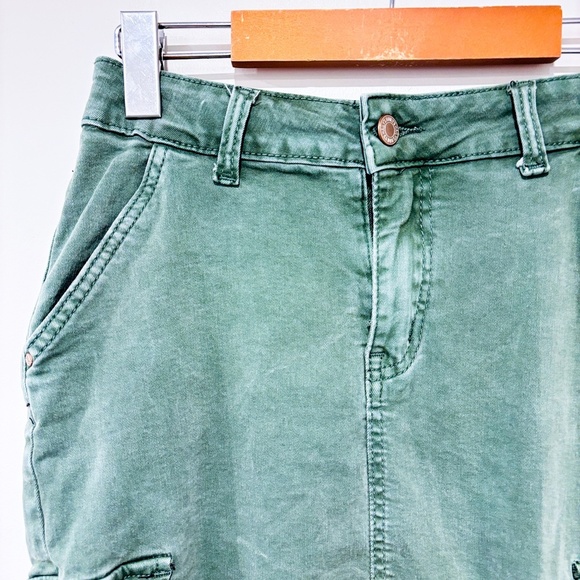 HAILYS Green jeans cargo skirt - Picture 3 of 6